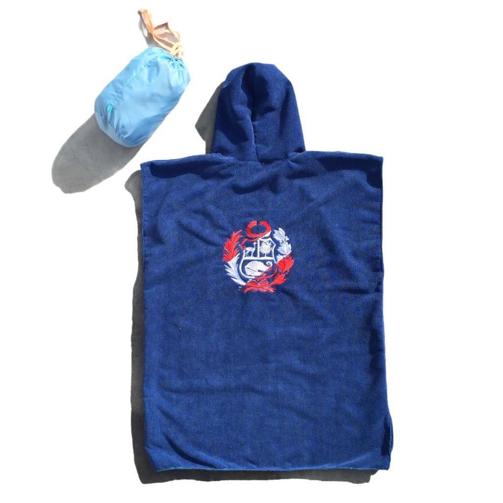 Toalla Cordano Poncho Niño 9 a 12 años Escudo Talla S Unisex