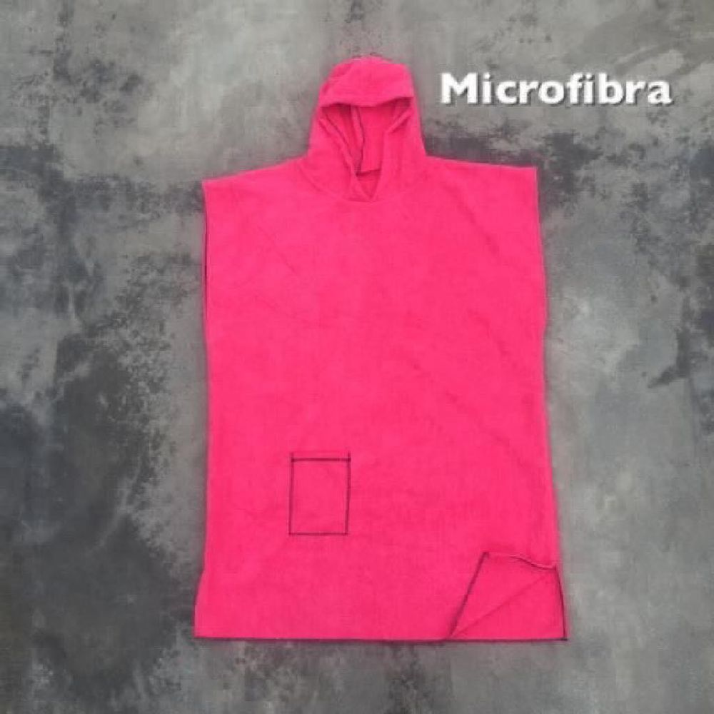 Toalla Cordano Poncho Adulto Fucsia Talla L Unisex