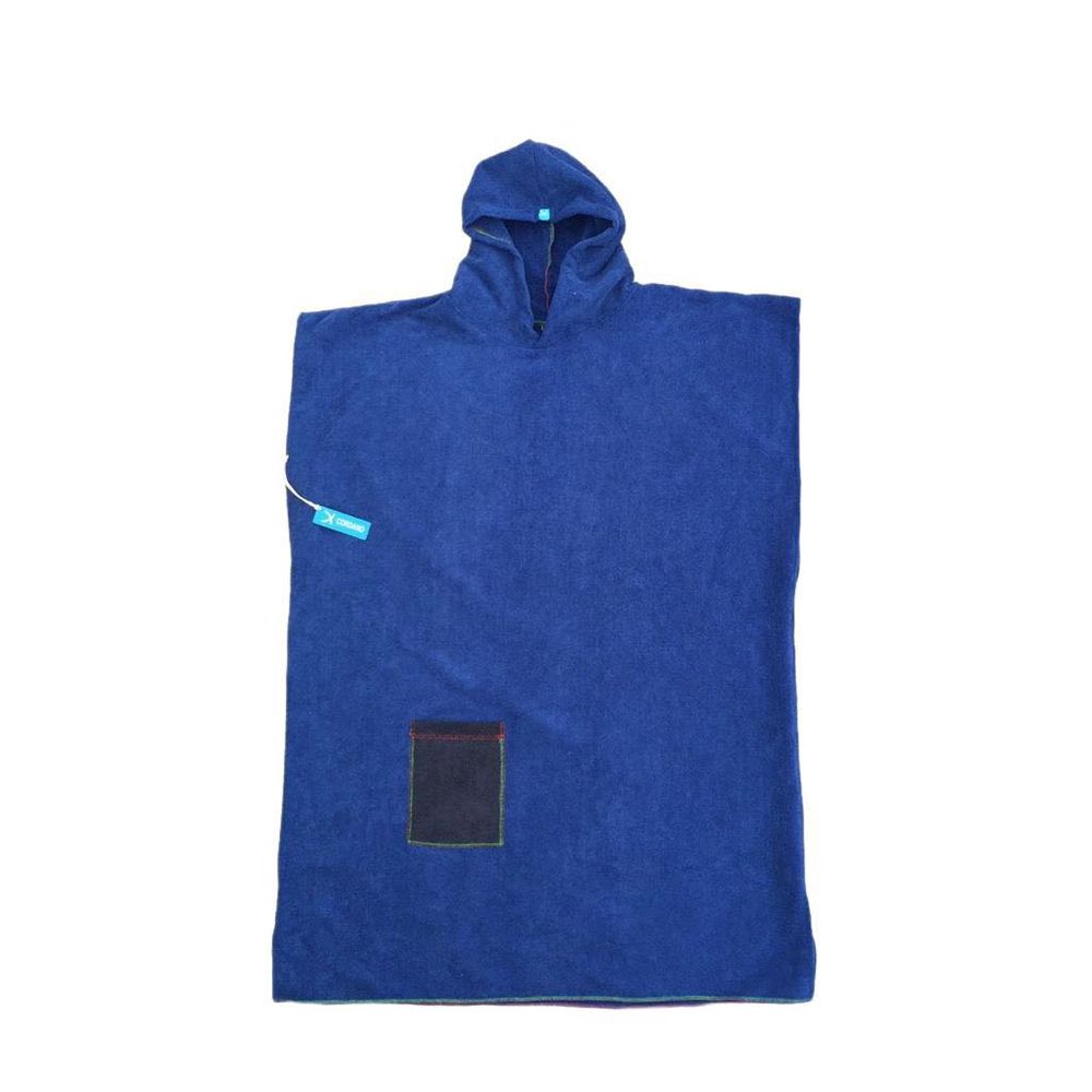 Toalla Cordano Poncho Adulto Azul Talla L Unisex