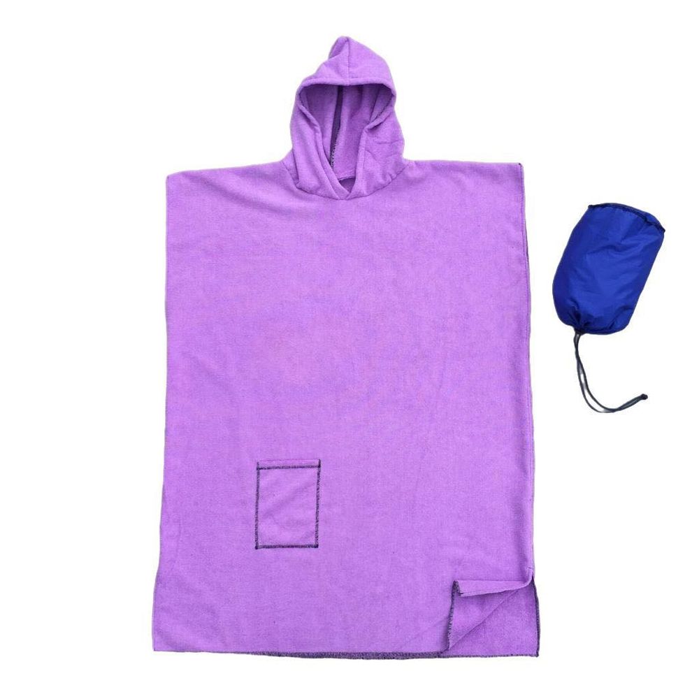 Toalla Cordano Poncho Niño 9 a 12 años Lila Talla S Unisex