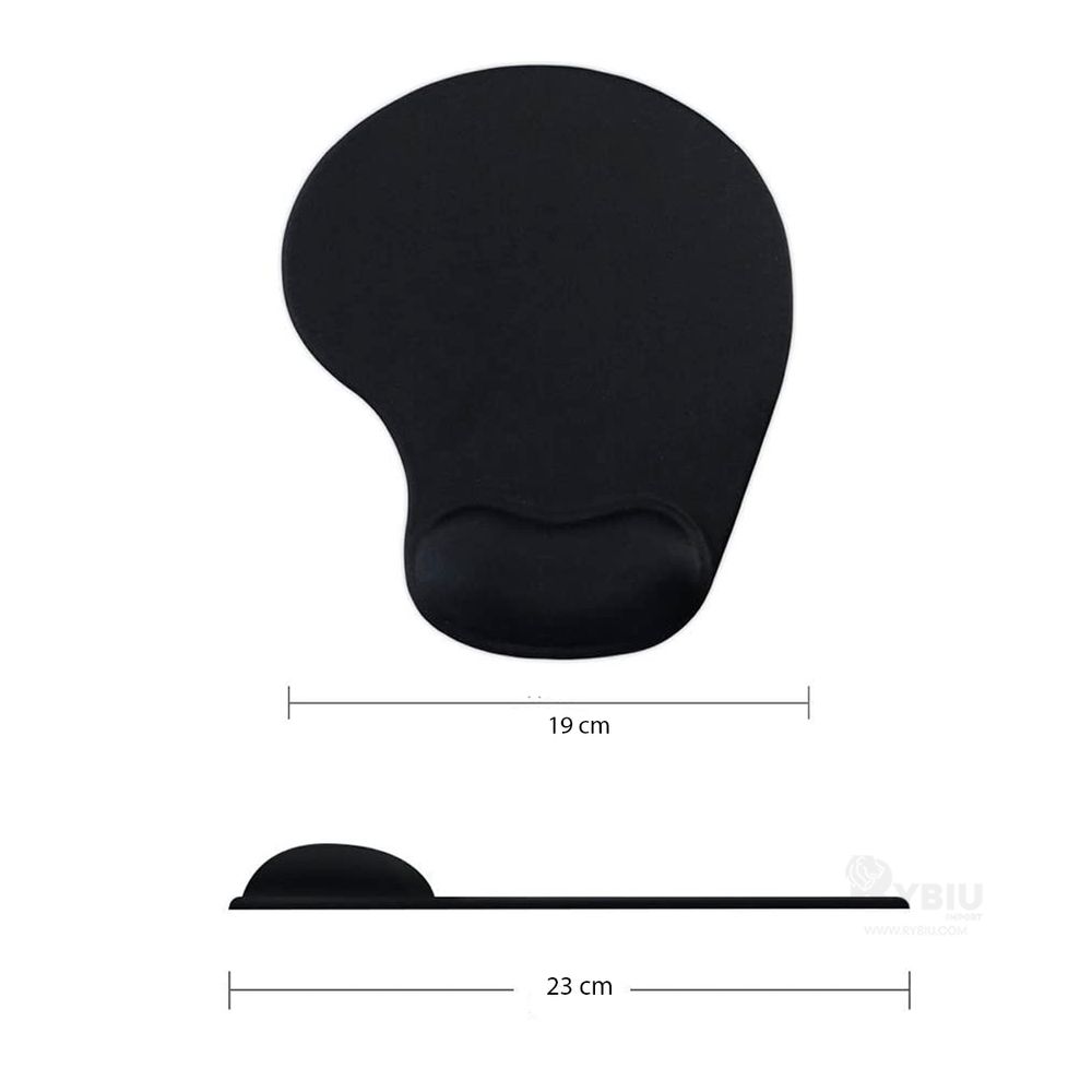 Mouse Pad Ergonomico Color Negro para Escritorio I Oechsle - Oechsle