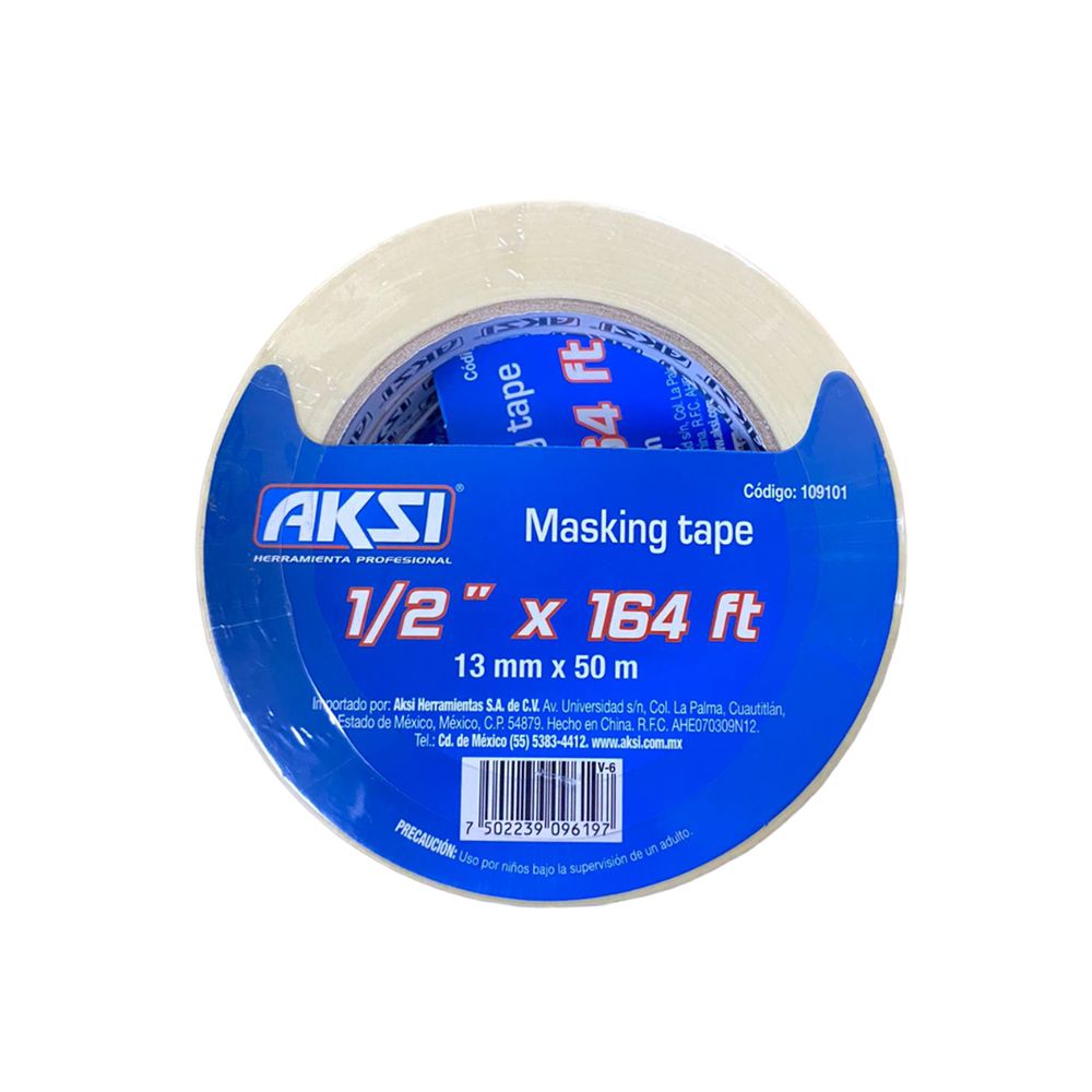 Masking Tape Aksi De 1/2 Pulgada x 50 m 6 Piezas Oechsle
