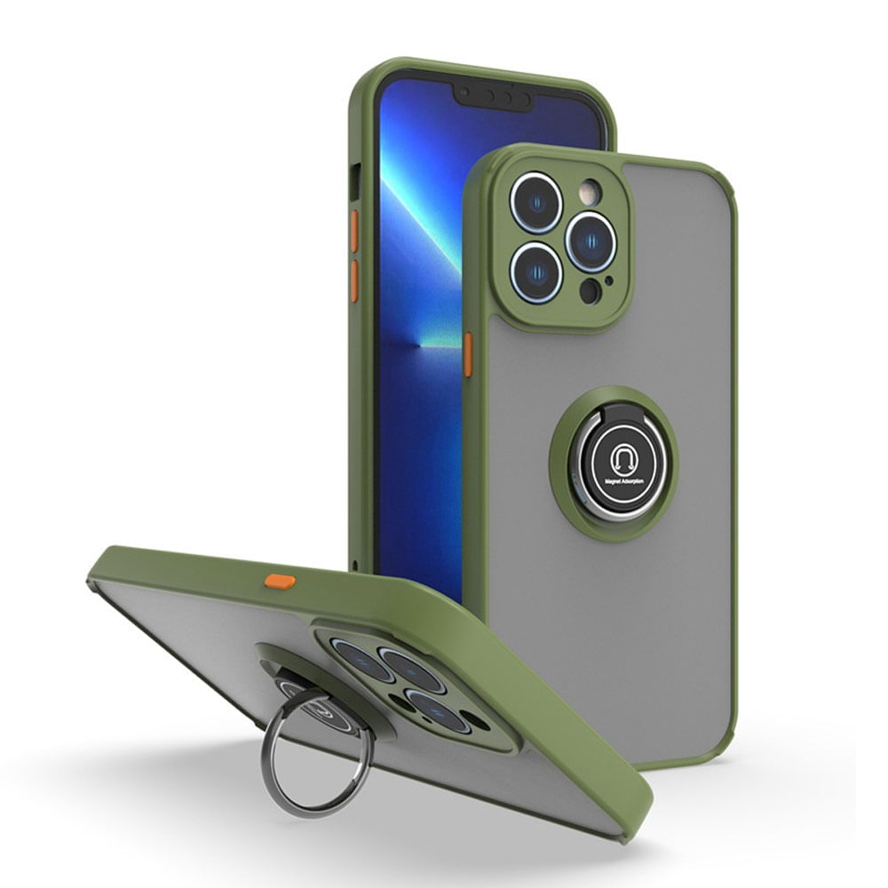 Carcasa protección militar con soporte y anilla para coche para iPhone 14  Pro Max – Mi Manzana