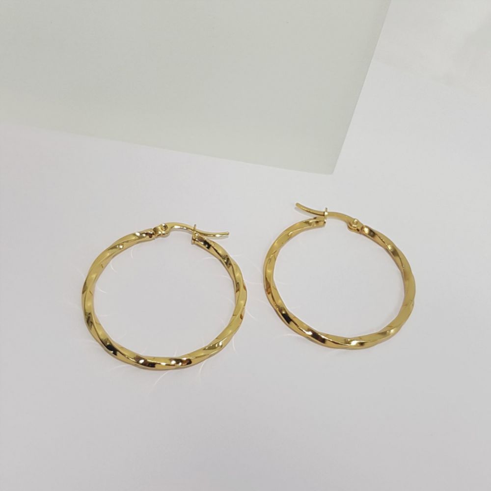 Argollas Mujer Penélope Lisas Dorado