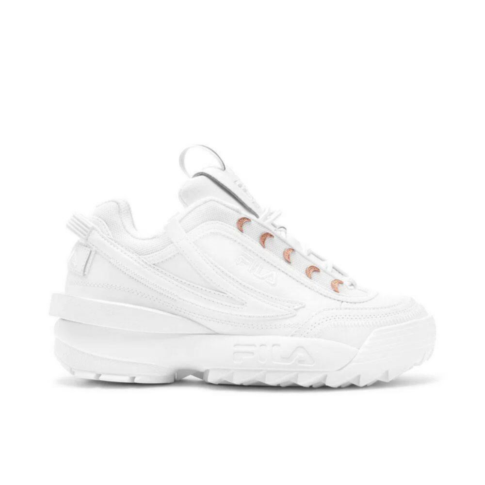 botas fila mujer blancas