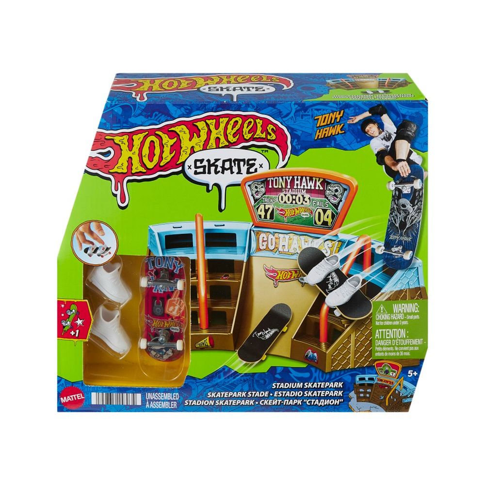 Pista Hot Wheels Skate Park Tony Hawk Oechsle