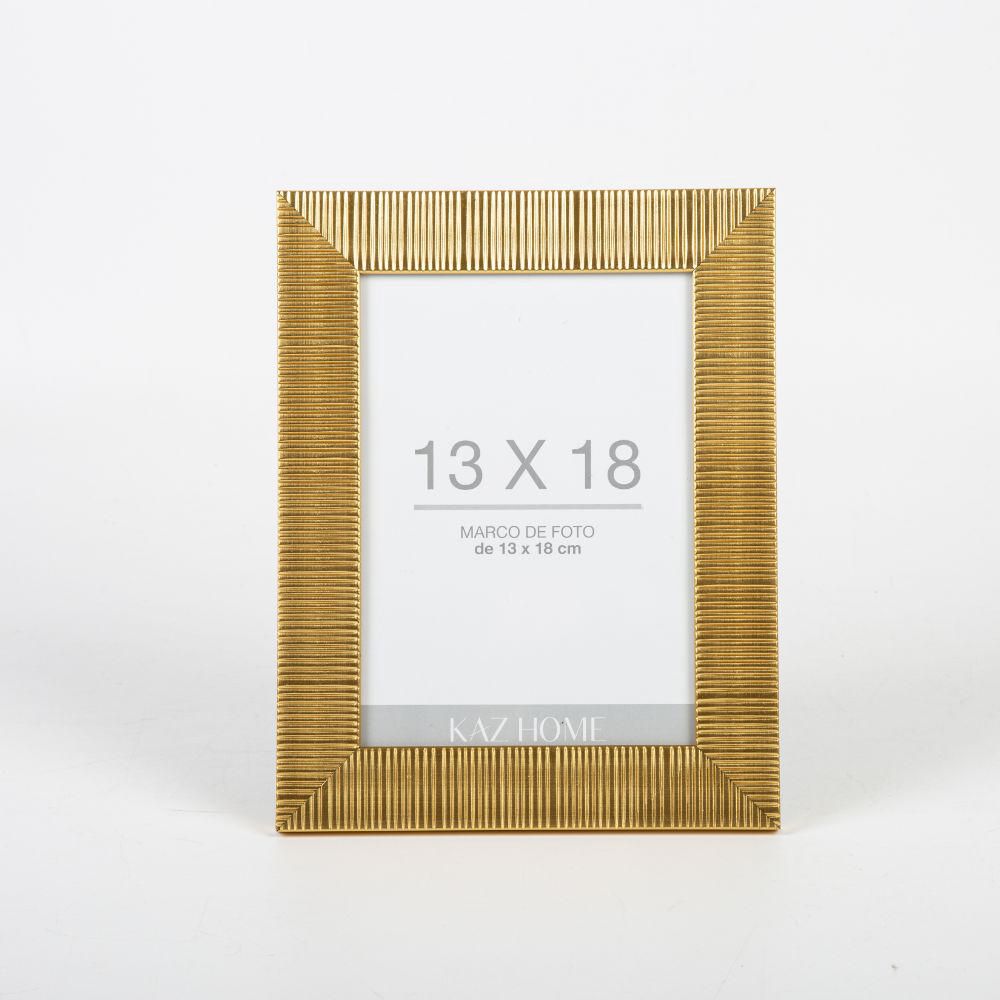 Marco de Fotos Dorado 13 cm x 18 cm