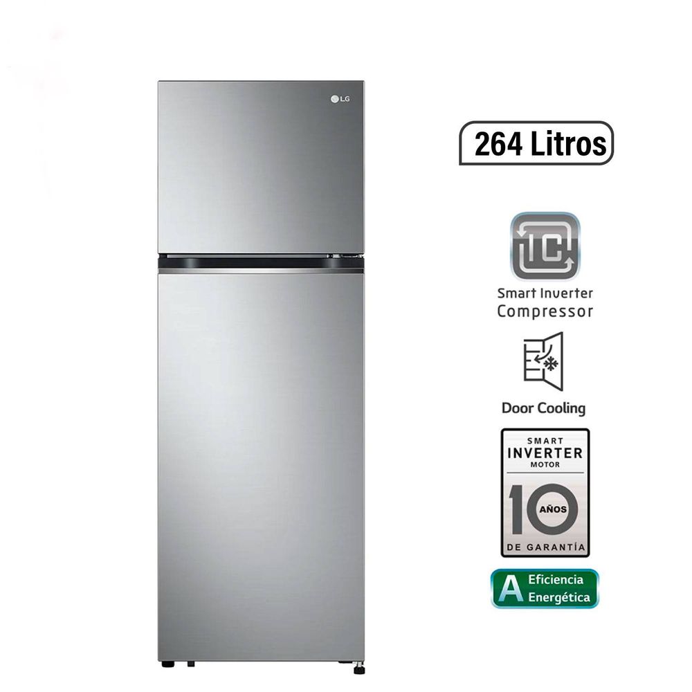 Refrigeradora LG Side by Side LS66SXN 617L Plateada