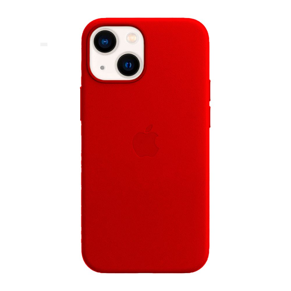 Tarjetero MagSafe de Cuero Compatible con iPhone Rojo I Oechsle - Oechsle