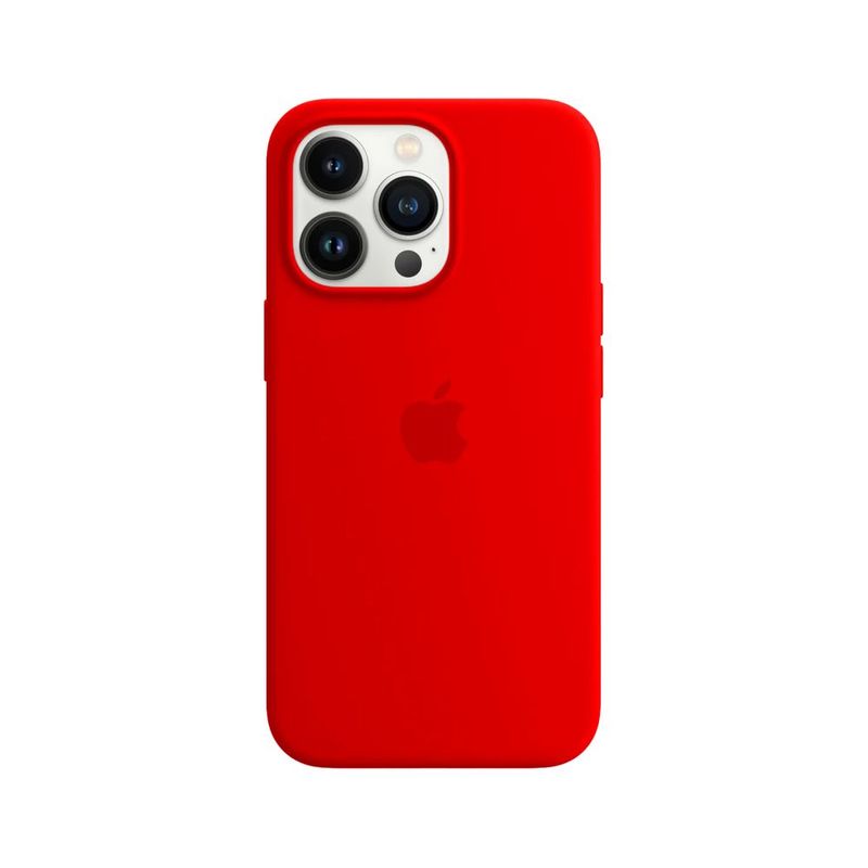 Carcasa Silicona Soft iPhone 12 Pro Max 6.7 Pulgadas Roja