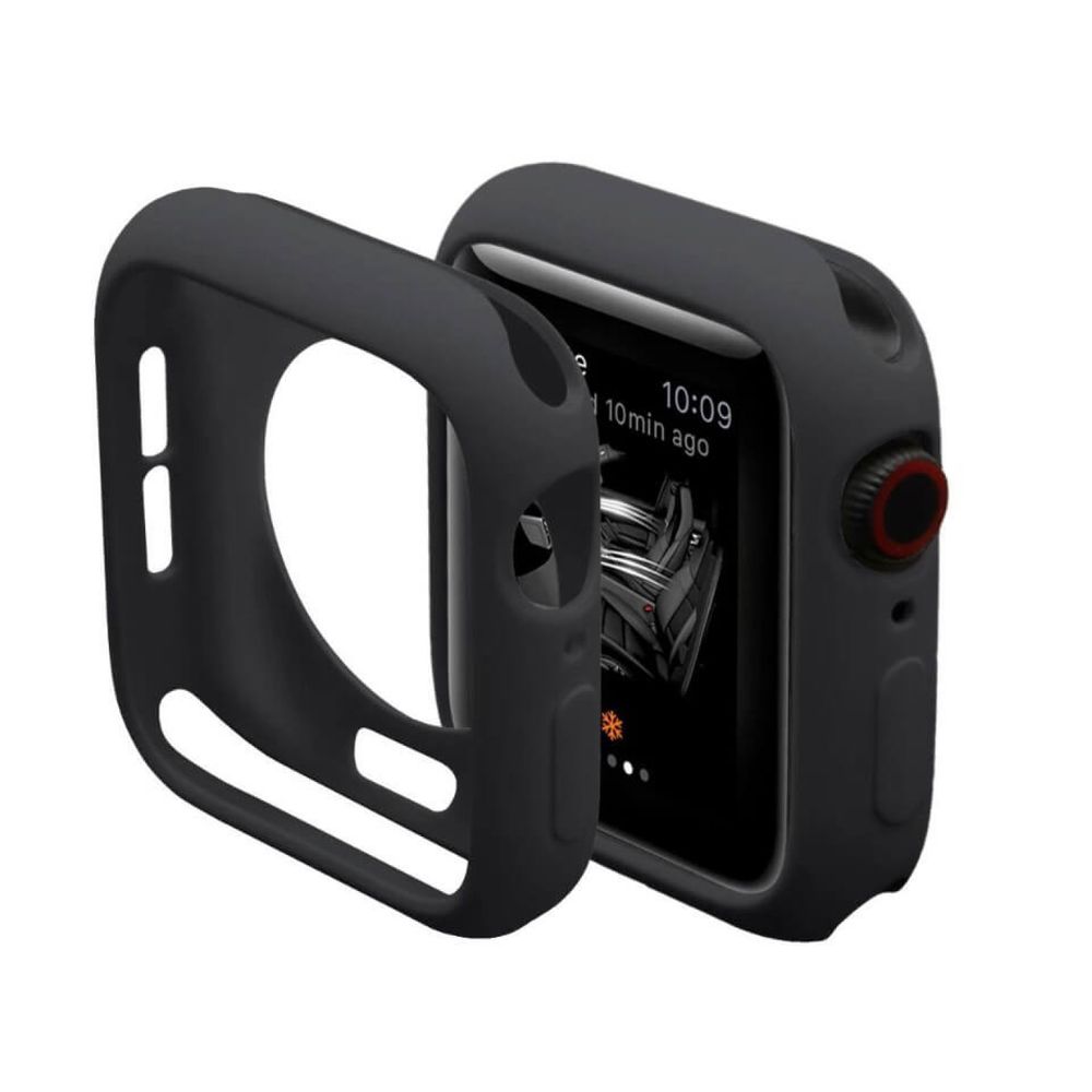 Case Silicona Apple Watch Negro