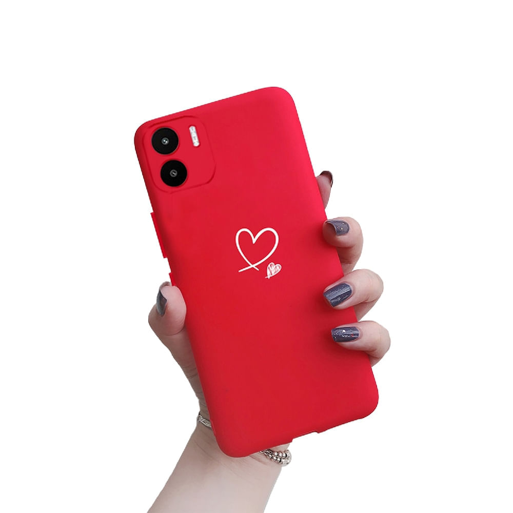 Funda con cámara 3D para Xiaomi 12 Pro rojo