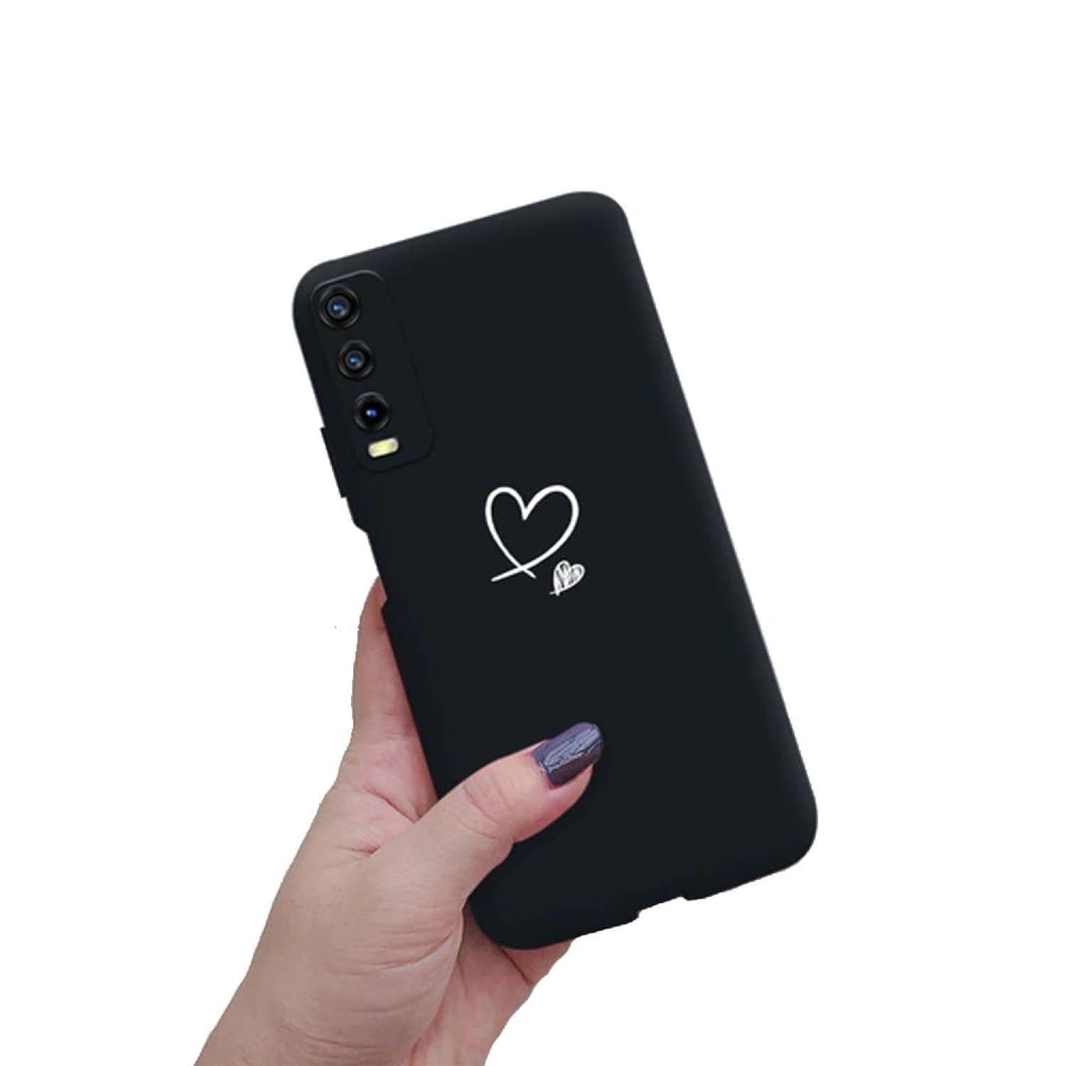 Funda Protector Case Goma OPPO A17 CORAZON NEGRO I Oechsle - Oechsle