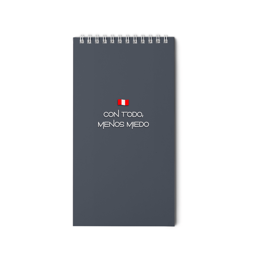 Libreta Klads Con Todo Menos Miedo