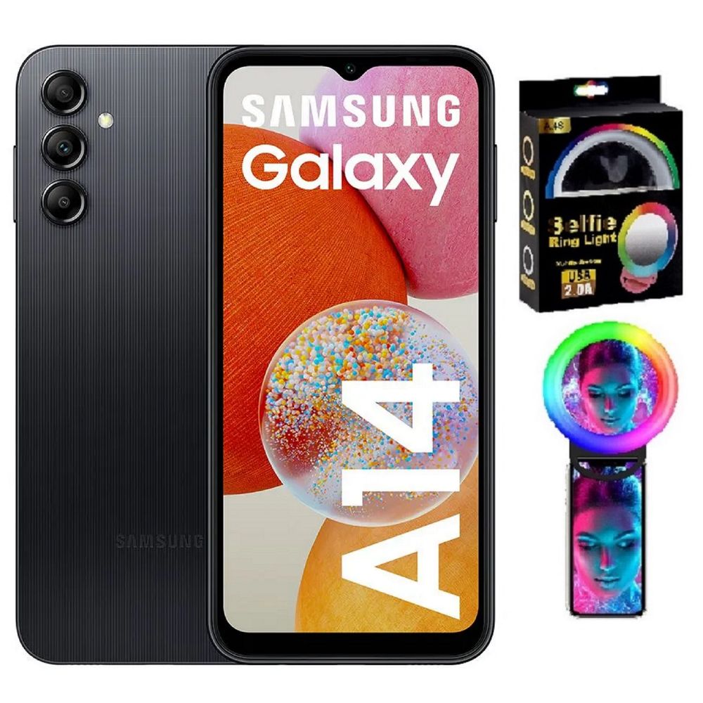 Samsung Galaxy A14 128GB Negro Aro Selfie I Oechsle - Oechsle