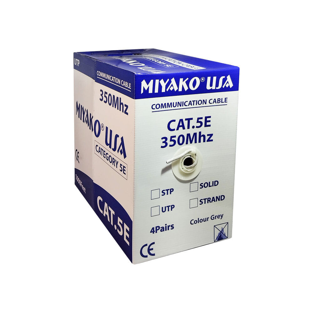 Cable Utp Cat-5E 24awg x Caja (305m) 23-Cat5e Miyako