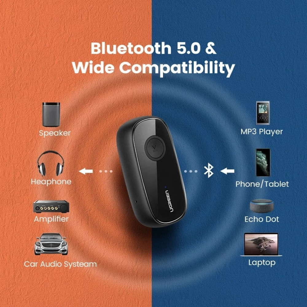Essager-Adaptador Aux Bluetooth 5.0 Para Coche - Oechsle