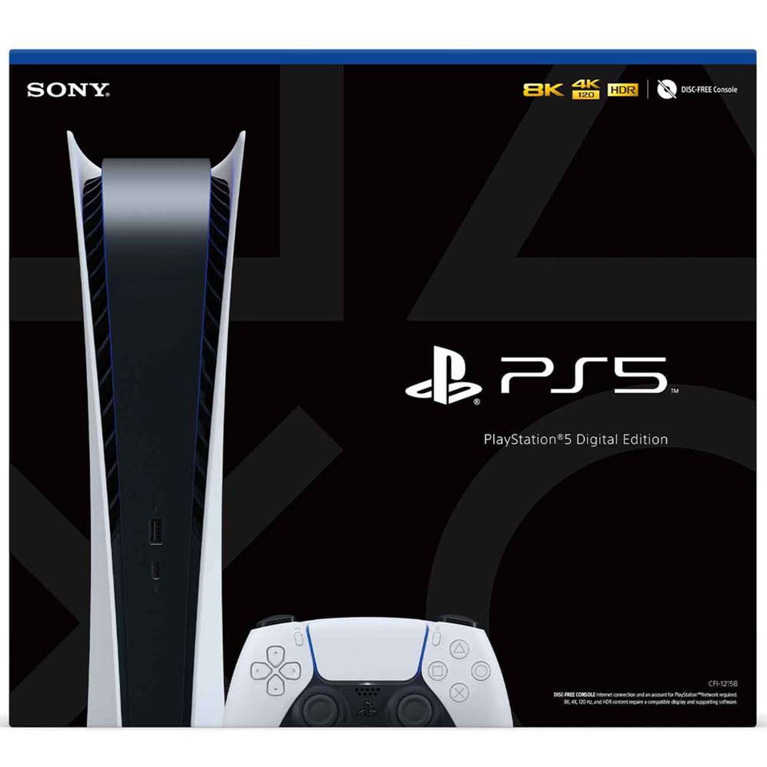 Soporte de pared plano para Sony PS5 Disc y PS5 Digital