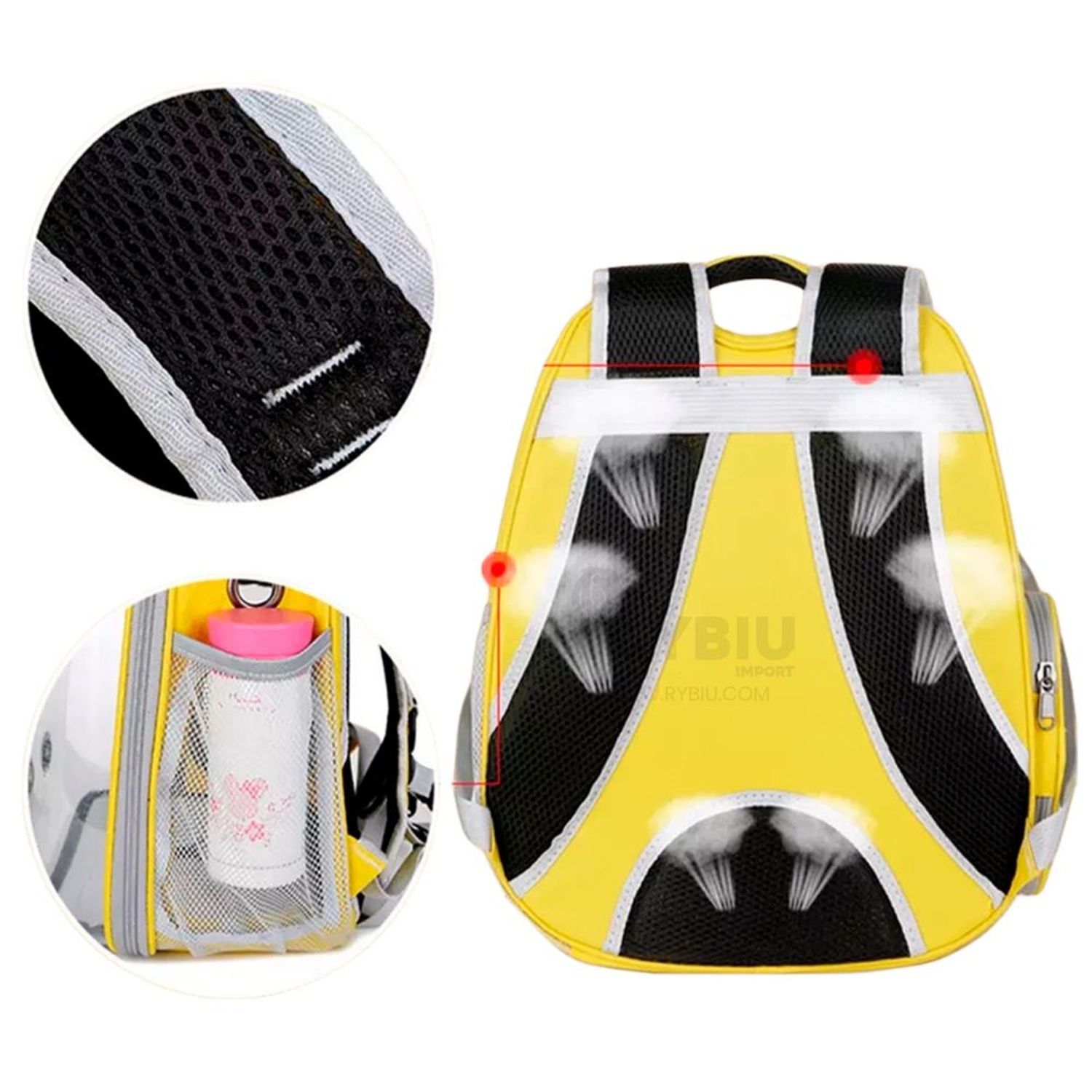 Mochila Gato Tipo Capsula de Color Amarillo I Oechsle Oechsle