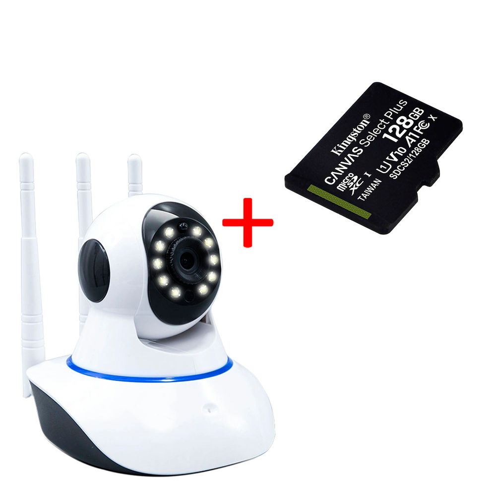 Camara Ip Inalambrica Wifi Interior Sensor Movimiento Memoria 128gb I  Oechsle - Oechsle