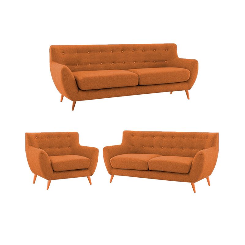 Chesterfield - Juego de sofá de 3 piezas, muebles para La Sala Juegos,  juego de muebles modernos de cuero, juego de sofás para sala de estar,  juegos
