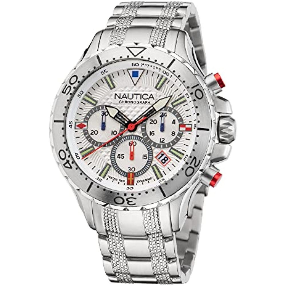 Reloj de Lujo Timex Napnsf205 para Hombre en Plateado