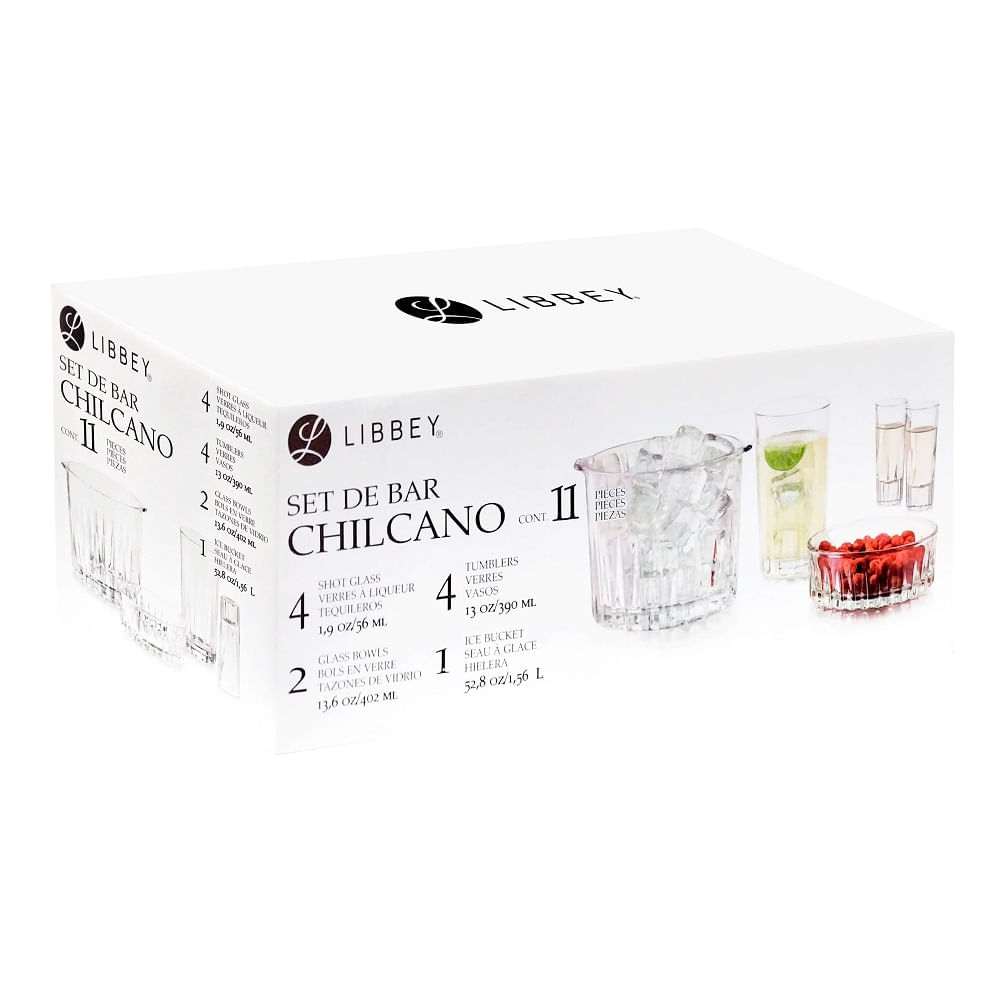 Set de Bar Libbey Chilcano 11 Piezas