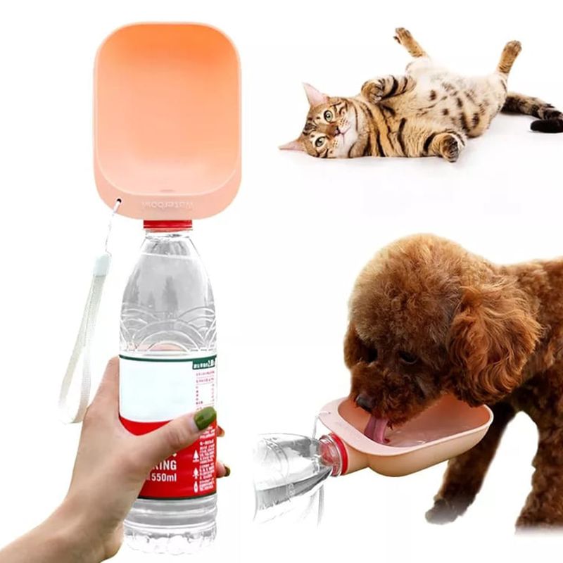 Bebedero-Botella-de-agua-portatil-de-viaje-para-perro-gato-mascota-Plomo