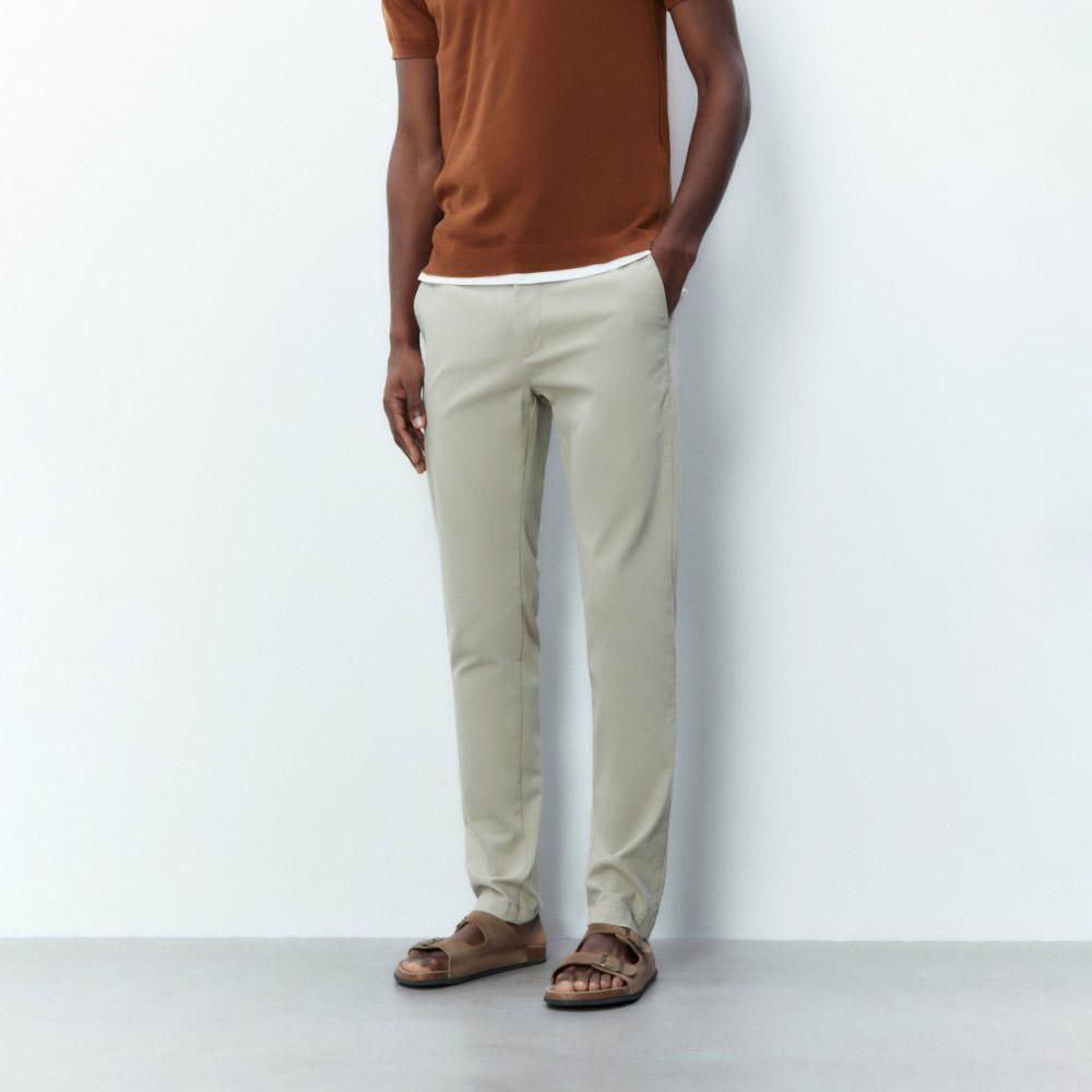 Pantalon chino homme stone