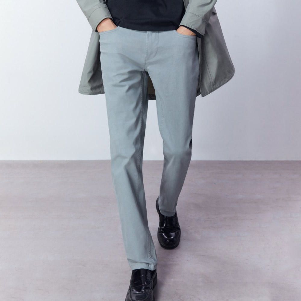 Pantalon verde 2024 claro hombre