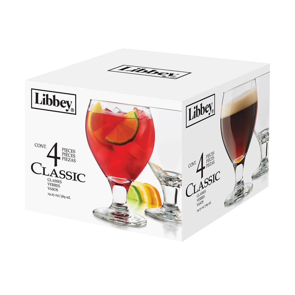 Copa Sangría Libbey Classic 4 Piezas 569 ml o 19 oz