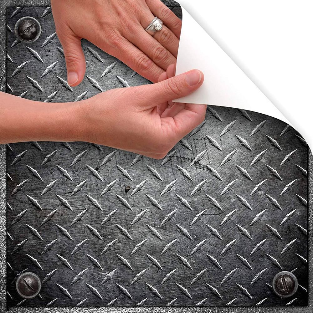 Láminas de Vinilo para Piso Contact Heavy Metal 6 unidades