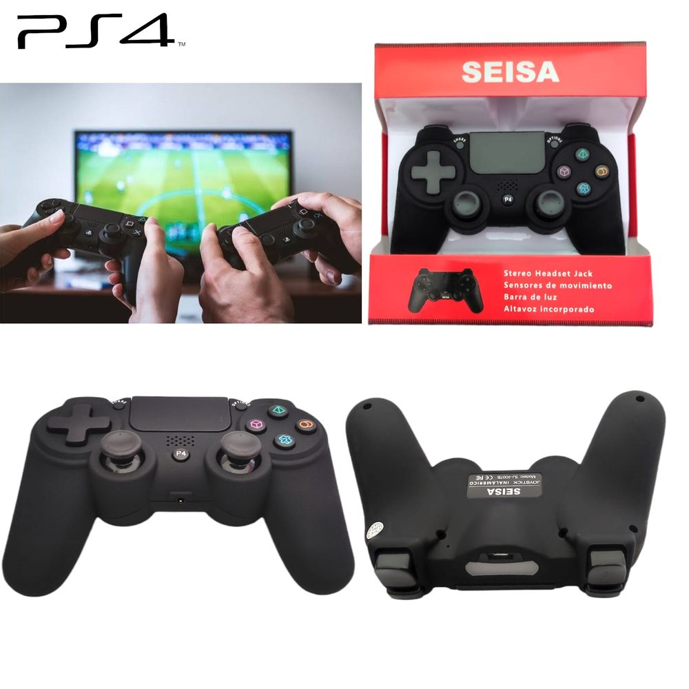 Mando Ps4 Inalambrico Playstation 4 Recargable SEISA