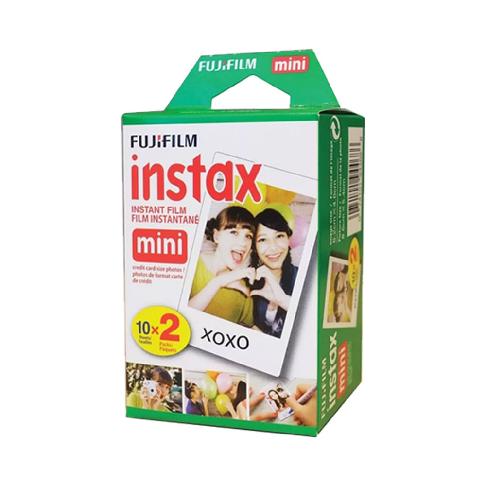 Camara Fujifilm Instax Mini Hybrid LiPlay Blush Gold + Pack de pelicula x 20