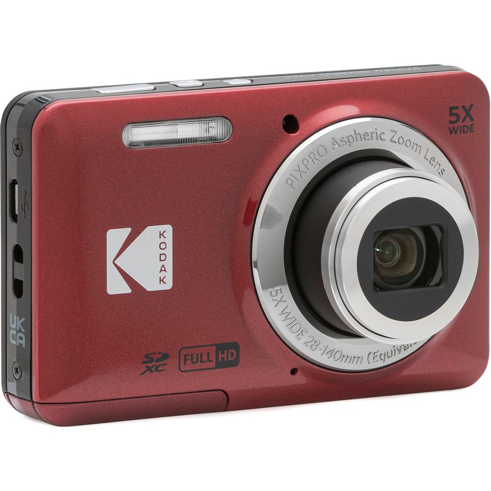 Cámara Digital Kodak Pixpro Fz55 Roja I Oechsle - Oechsle