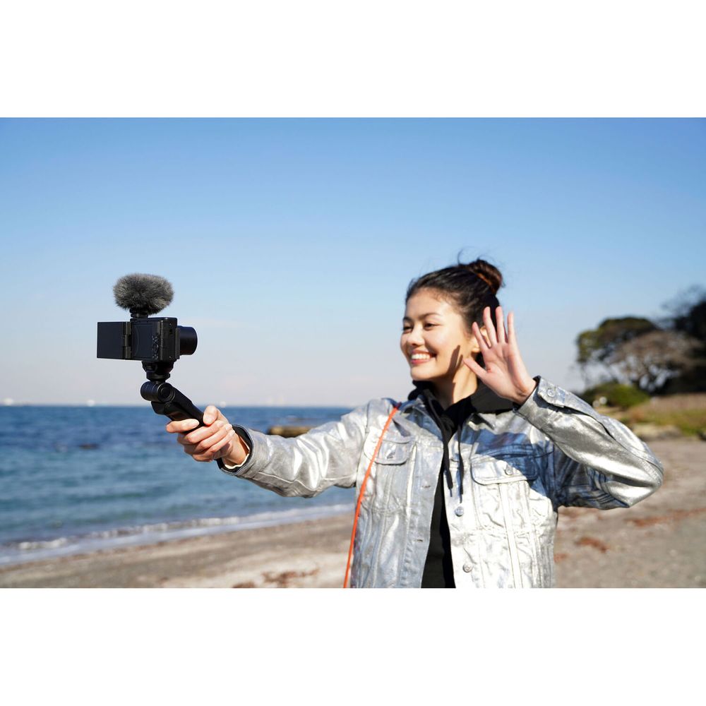 Cámara Sony Zv 1F para Vlogging con Kit de Accesorios para Vlogger Blanco I  Oechsle - Oechsle