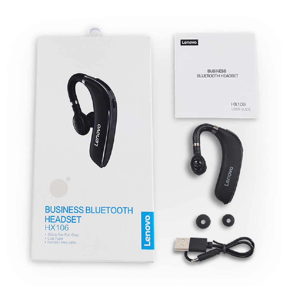 Audífonos Bluetooth Lenovo HX 106 Color Negro I Oechsle - Oechsle