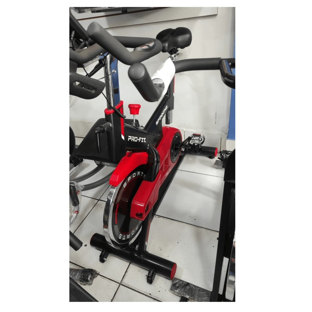 Atletis - Bicicleta Spinning Pro Volante de Inercia 15 Kg Negro