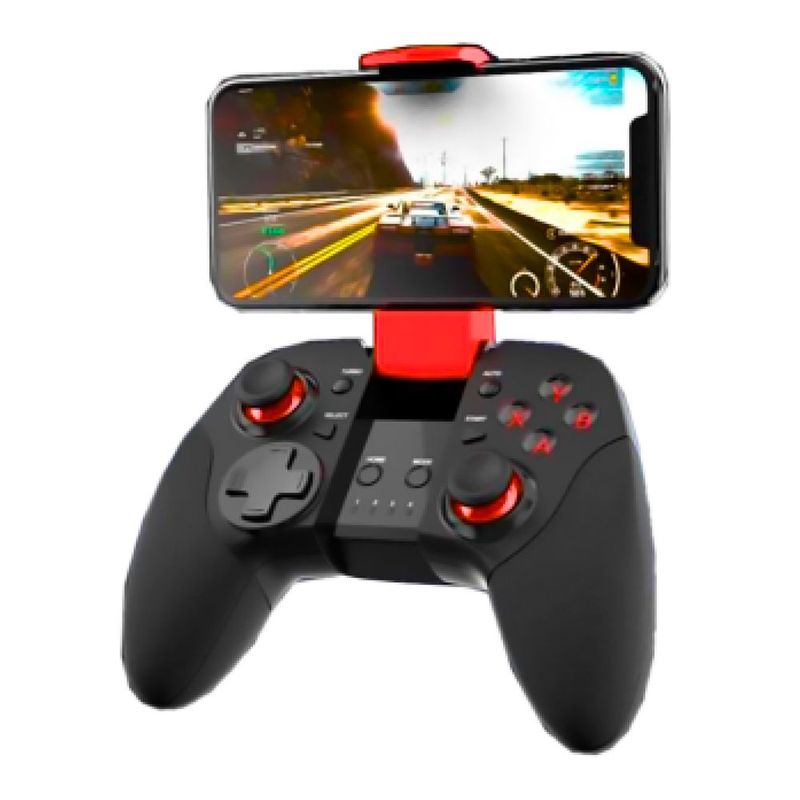 Mando Bluetooth Joystick Gamepad para Celular Android Con Sujetador  IMPORTADO