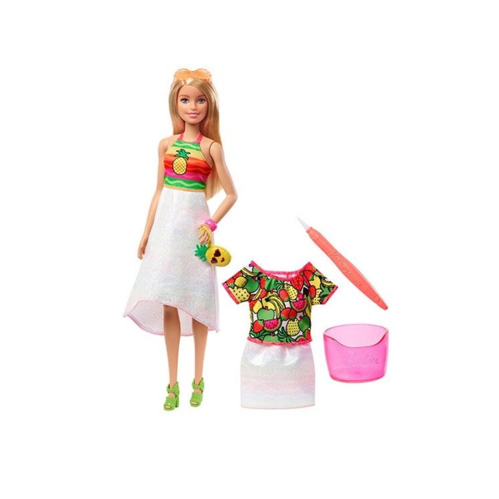 Muñeca Barbie Crayola Sorpresa de Frutas GBK18