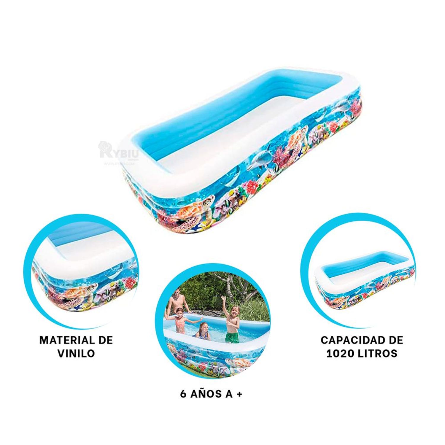 Piscina Inflable Tropical
