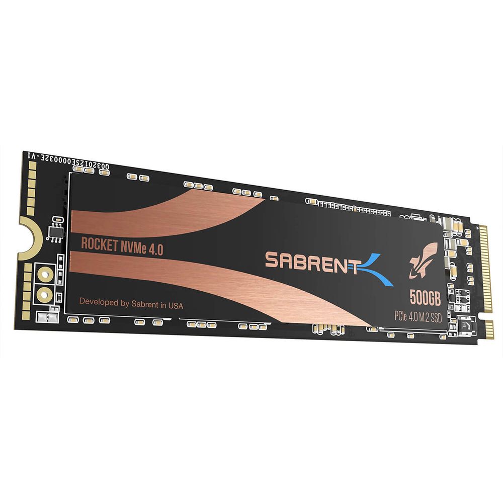 Ssd Interno Sabrent Rocket Nvme Pcie 4.0 M.2 2280 de 500Gb