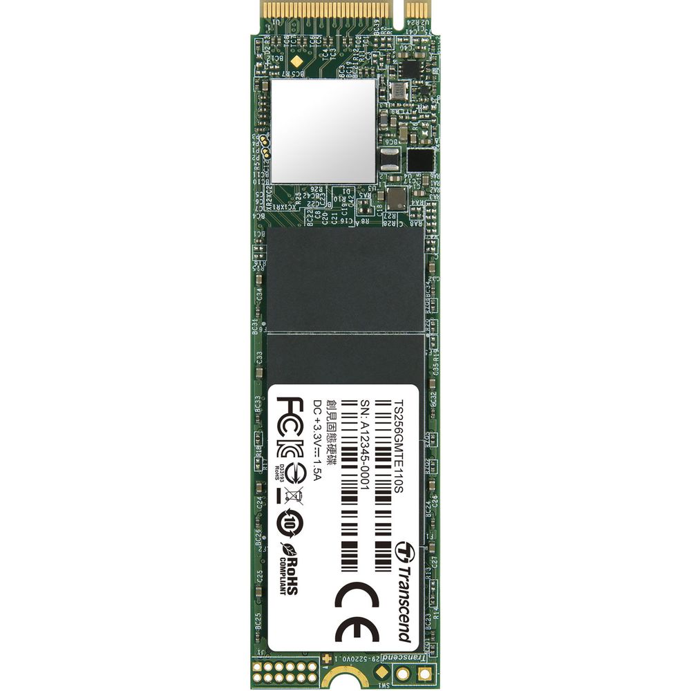 Ssd Transcend 110S M.2 Pcie Gen3 X4 de 256Gb
