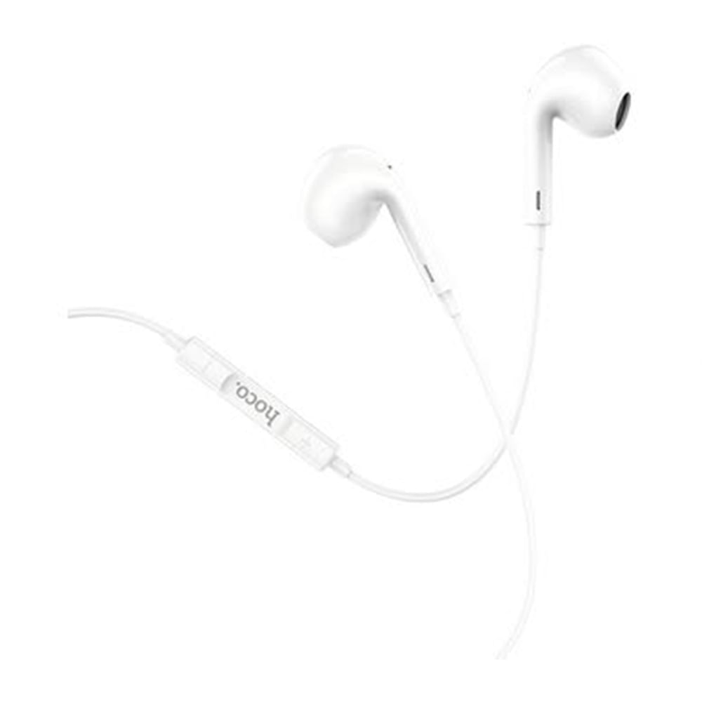 Audífonos con cable 1,2m Lightning Hoco M1 Max Blanco De Alta Calidad y Durabilidad