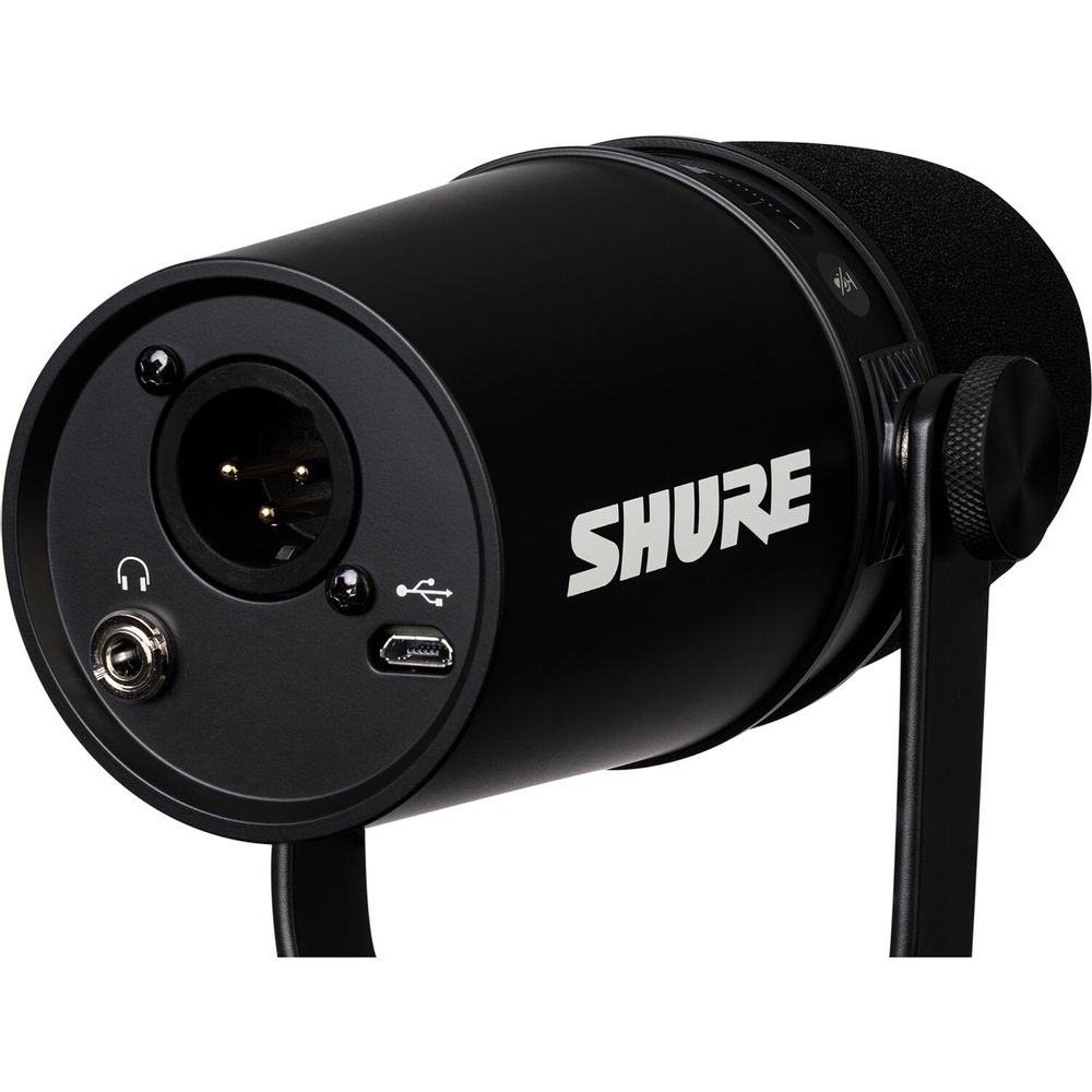 Kit de Micrófono para Podcast Shure Mv7 con Auriculares Shure Srh440 y  Soporte para Micrófono Negro I Oechsle - Oechsle