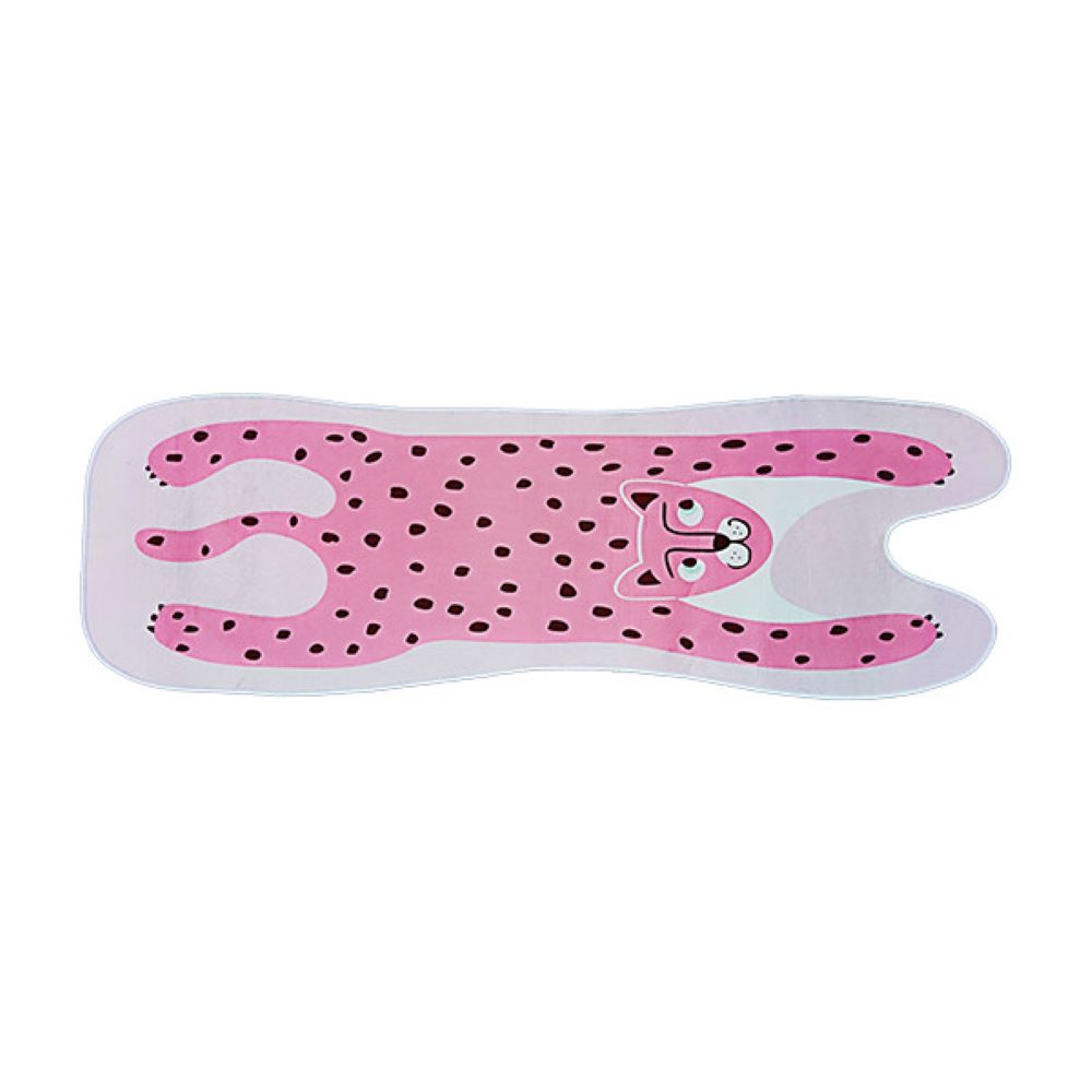 Alfombra Para Dormitorio en Forma de Tigre Rosa Marca Divi