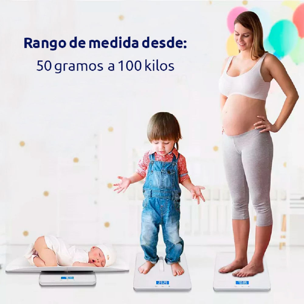 Bascula Digital Para Bebes Pediatrica Super Confort