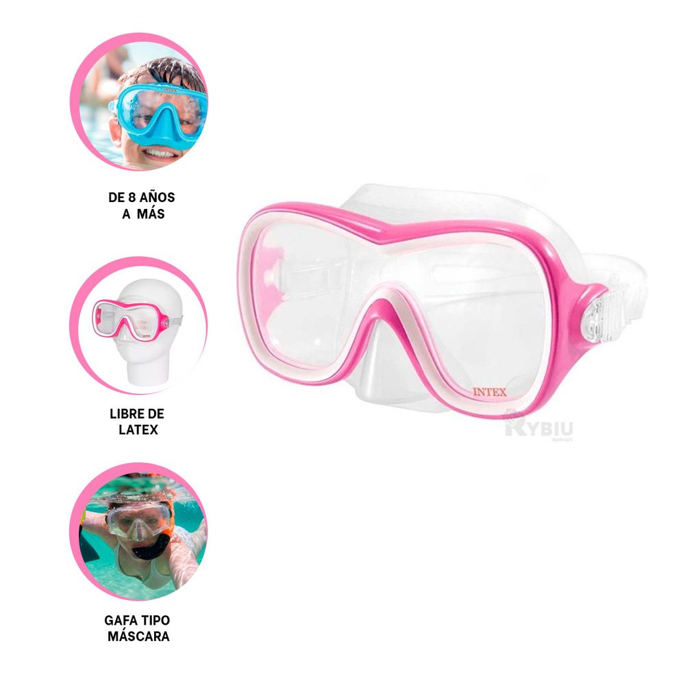 INTEX - Gafas de snorkel Wave Rider a buen precio