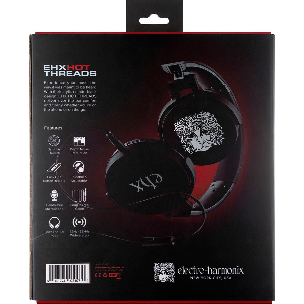 Auriculares Cerrados de Diadema Alámbricos Hot Threads de Electro Harmonix  Ehx Generico I Oechsle - Oechsle