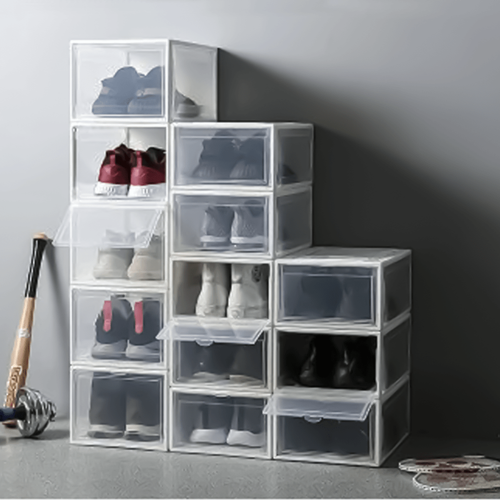 Organizador Estante Plegable de Zapatos Gris I Oechsle - Oechsle